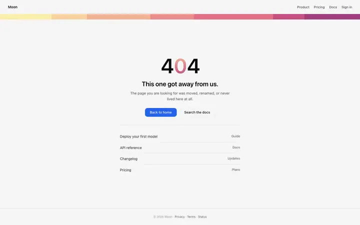 404 error page template for SaaS sites