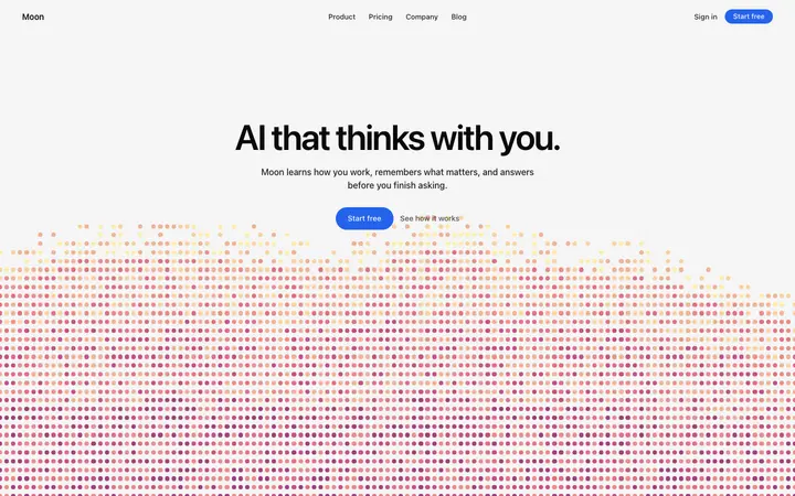 AI assistant hero template for AI apps