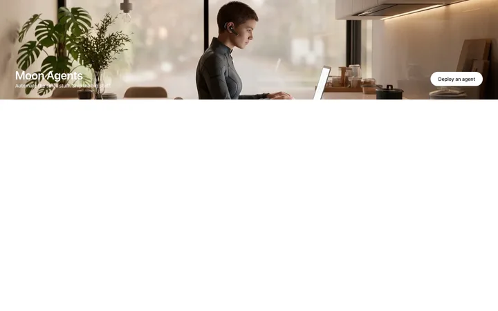 AI hero template for automation SaaS products