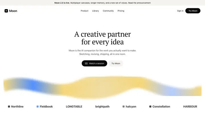 AI writing SaaS landing page template