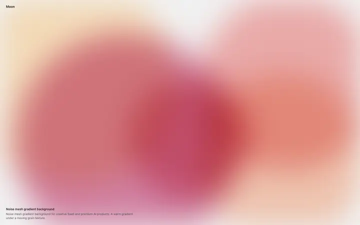 Noise mesh gradient background for SaaS