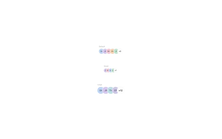 Avatar group stack template for SaaS apps