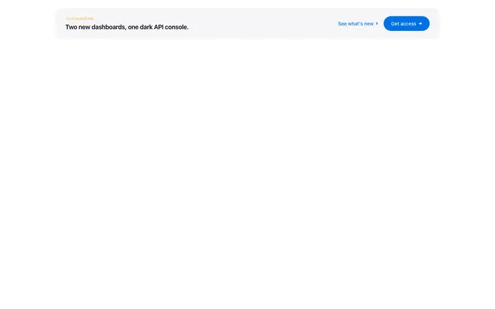 Inline CTA banner template for launches