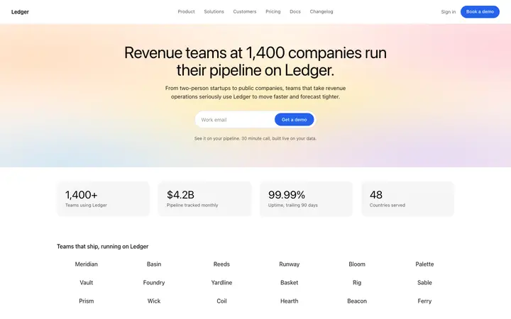 Customer stories page template for SaaS