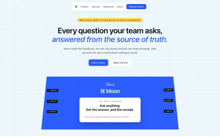 Enterprise SaaS landing page template for B2B
