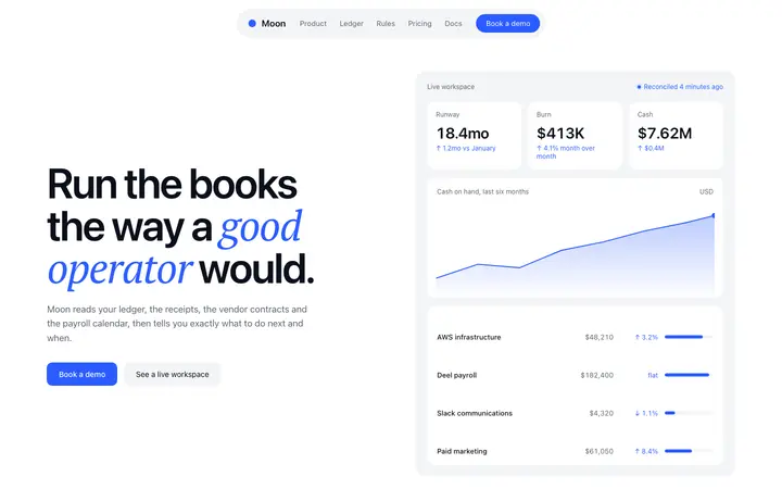 Fintech SaaS landing page template