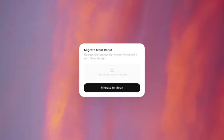File import modal template for SaaS apps
