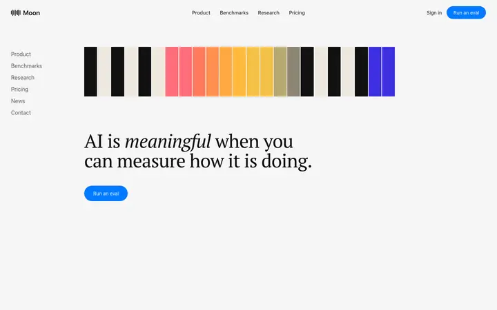 LLM SaaS landing page template for AI tools