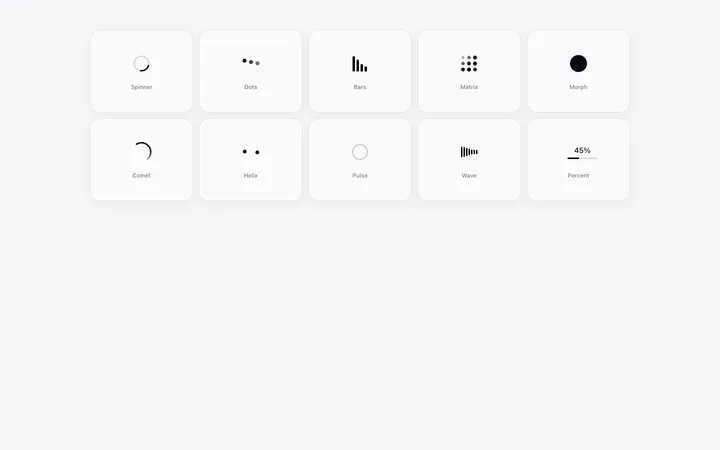 CSS loading animation and spinner templates