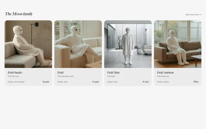 Product grid section template for hardware brands