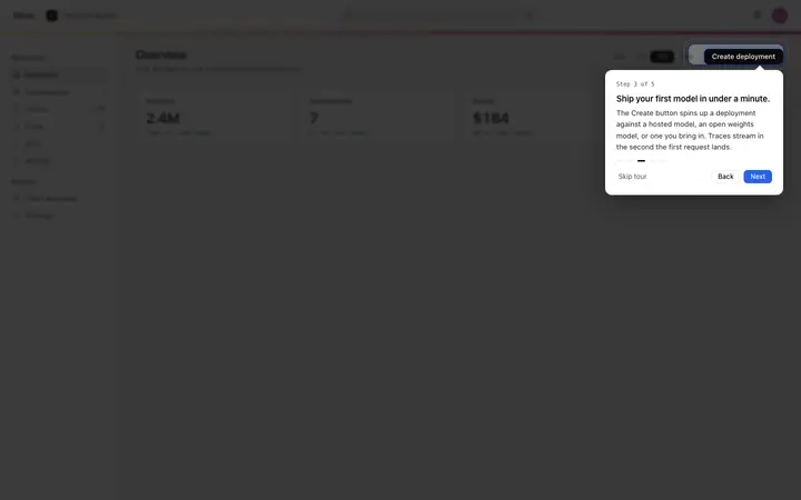 Product tour template for SaaS onboarding