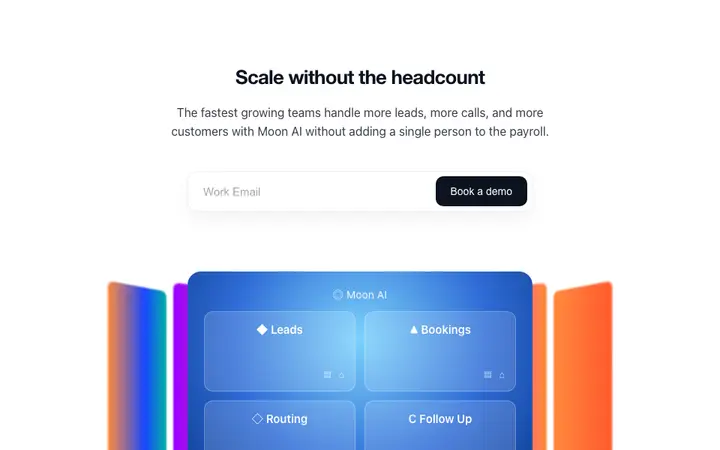 CTA template with email capture for SaaS