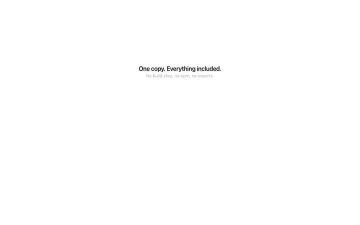 Feature grid template for SaaS landing pages