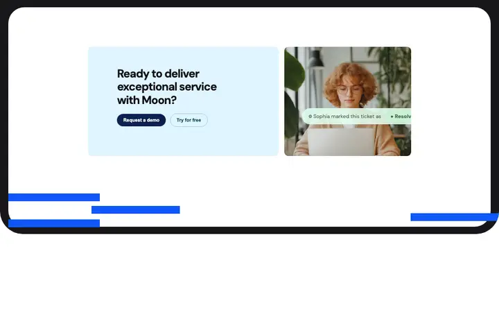 Split hero template for B2B SaaS websites