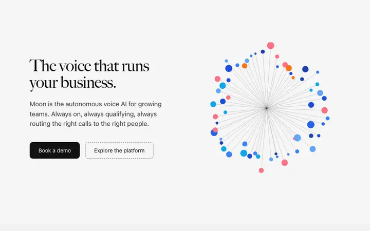 Startup hero template for SaaS waitlist pages
