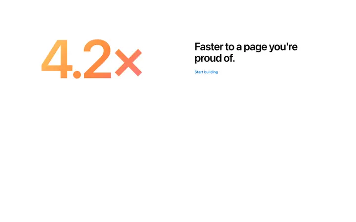 Metric CTA template for SaaS landing pages